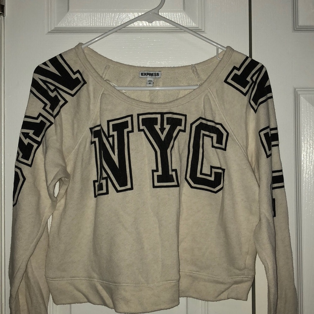 Express NYC crop sweater